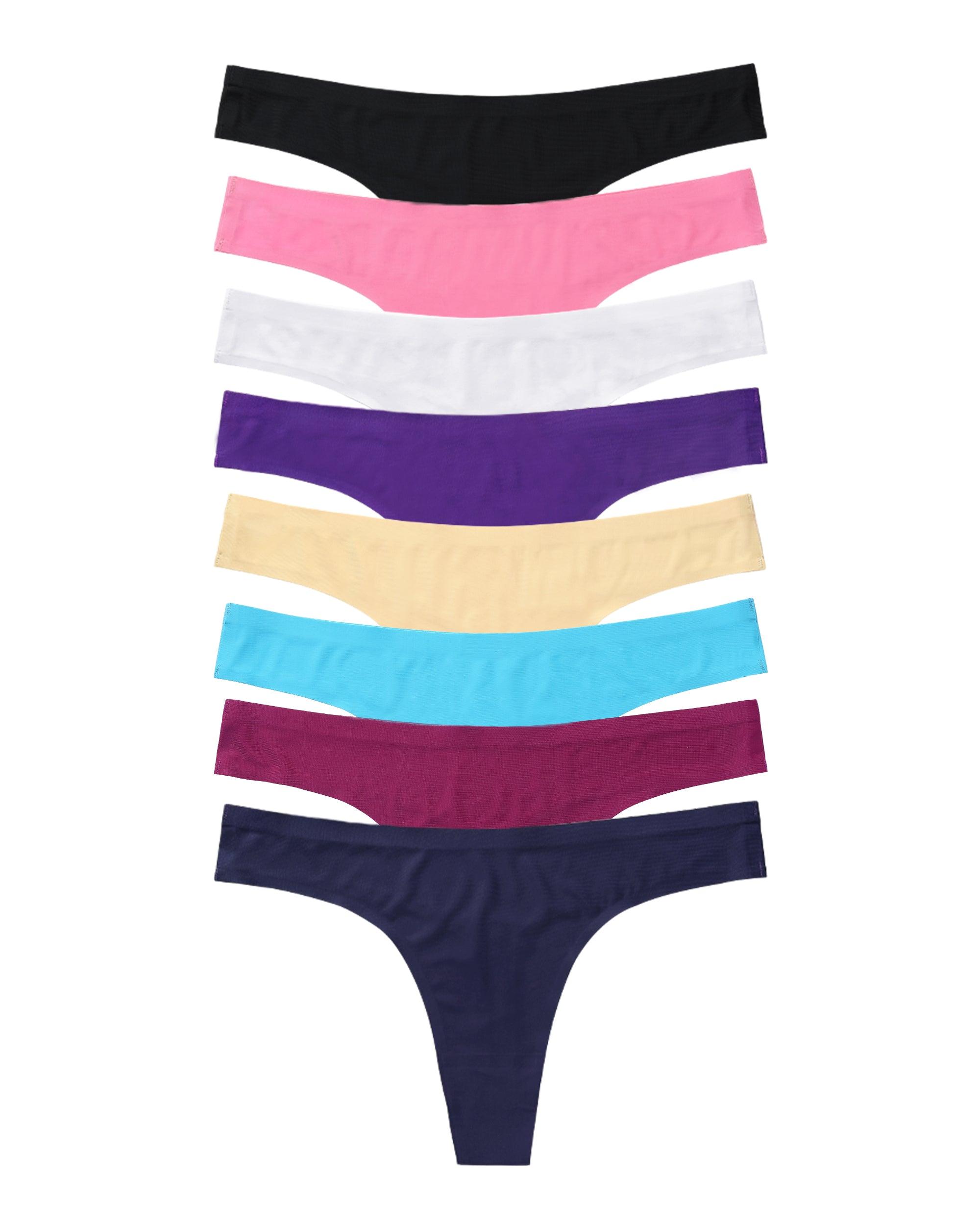  Altheanray Womens Underwear Cotton Underwear For Women  Seamless Hipster Bikini Briefs Panties 6 Pack