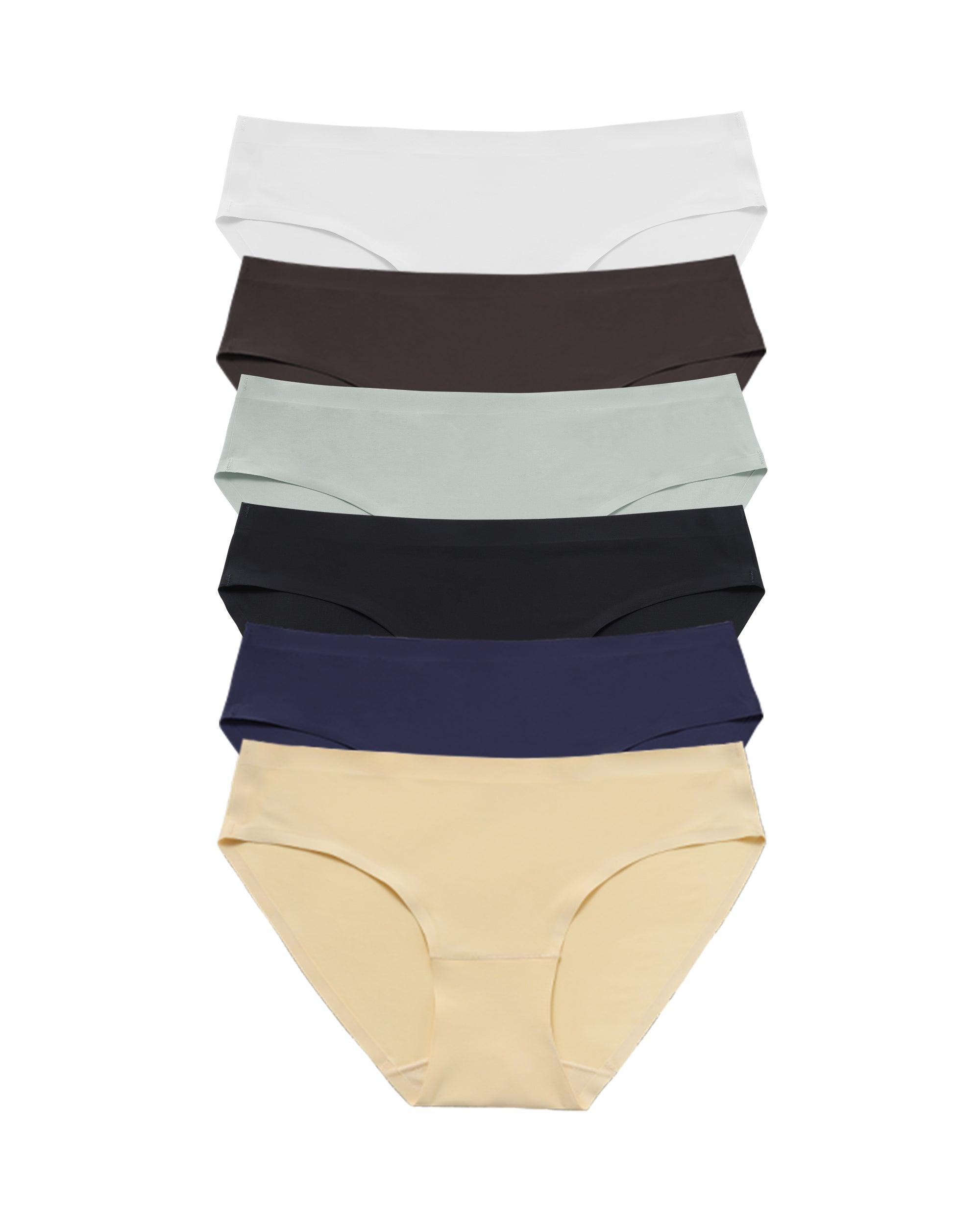 Girls 6-Pack Seamless Cotton Hipsters – ALTHEANRAY