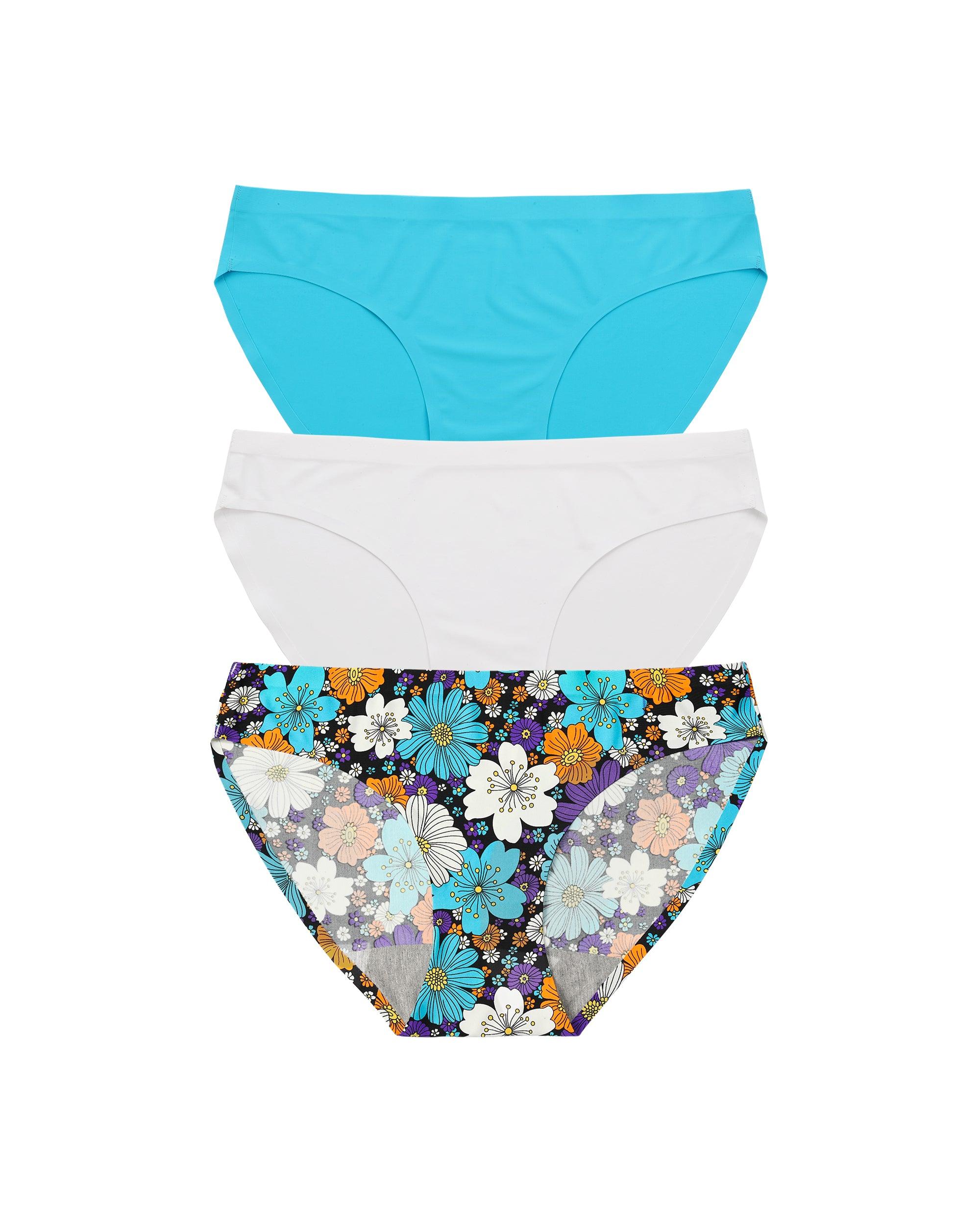 Mid Rise Cotton Bikini Girls Seamless Underwear Packs – ALTHEANRAY