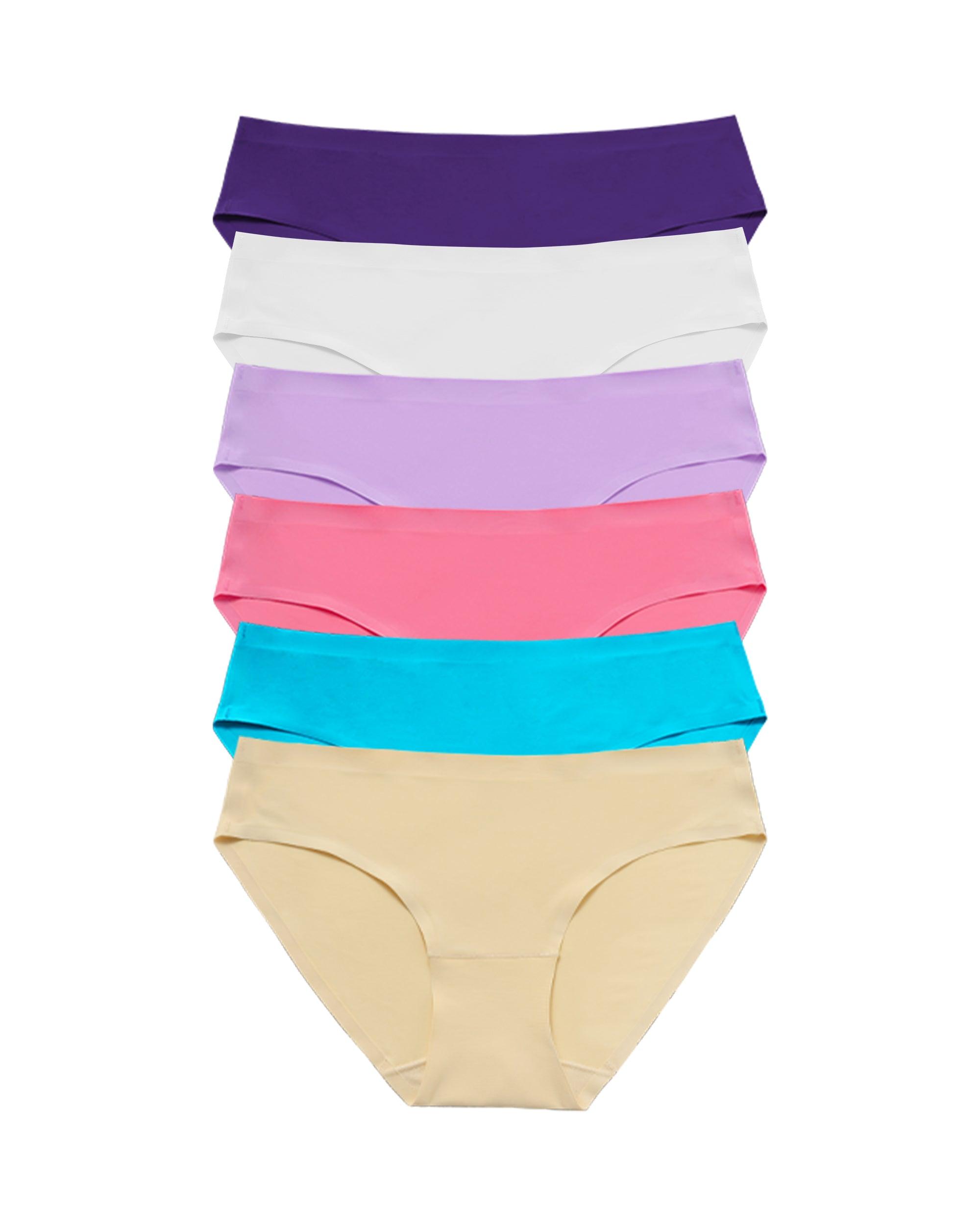 ADAGRO Women's Underwear Letter Tape Panel Wireless Bra (Color