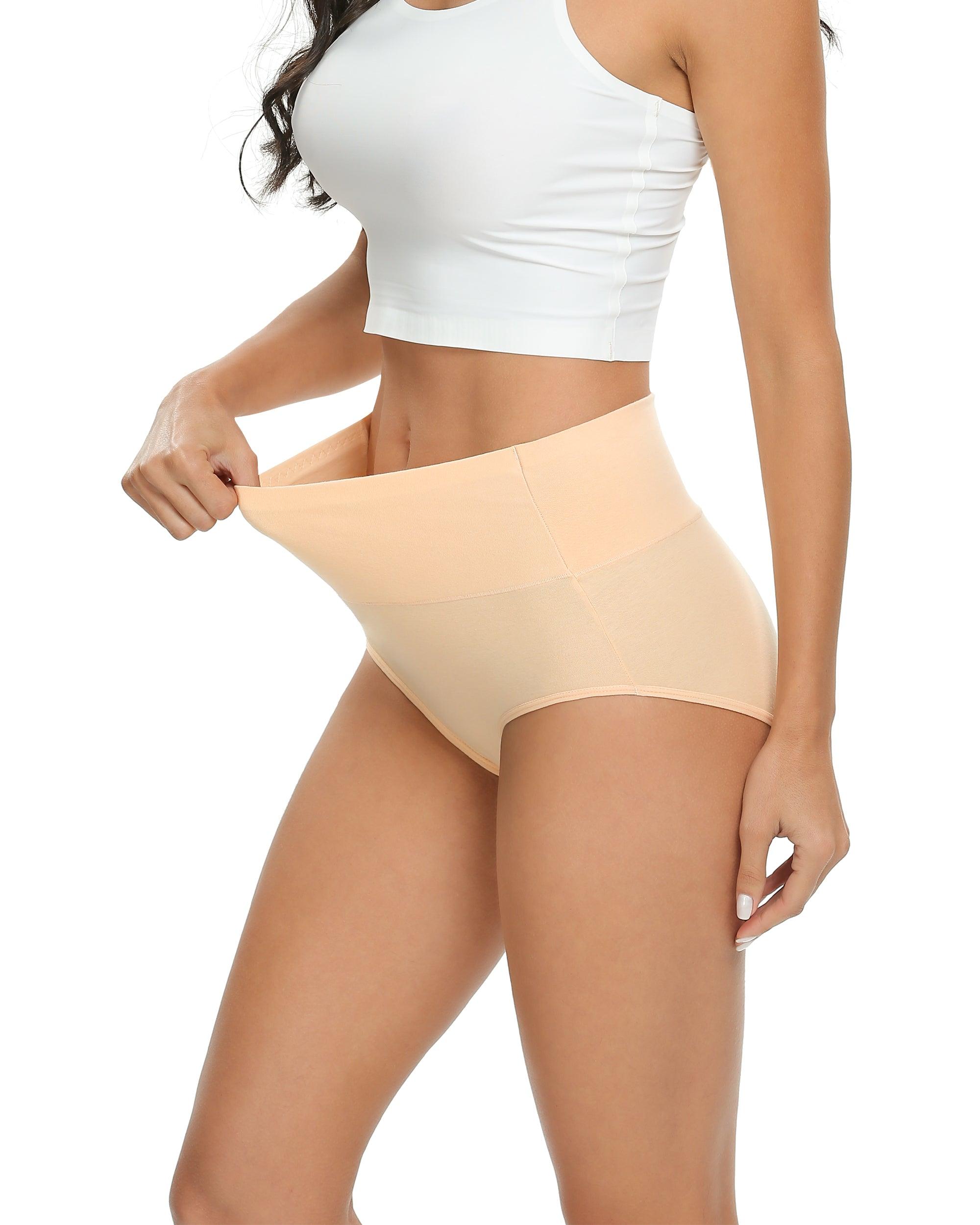 Lopecy-Sta Ladies Anion Comfortable Solid Color Large Size High Waist Warm  Belly Hip Lift Thin Waist Panties Underwear Deals Clearance Underwear Women  Mother's Day Gifts Beige 