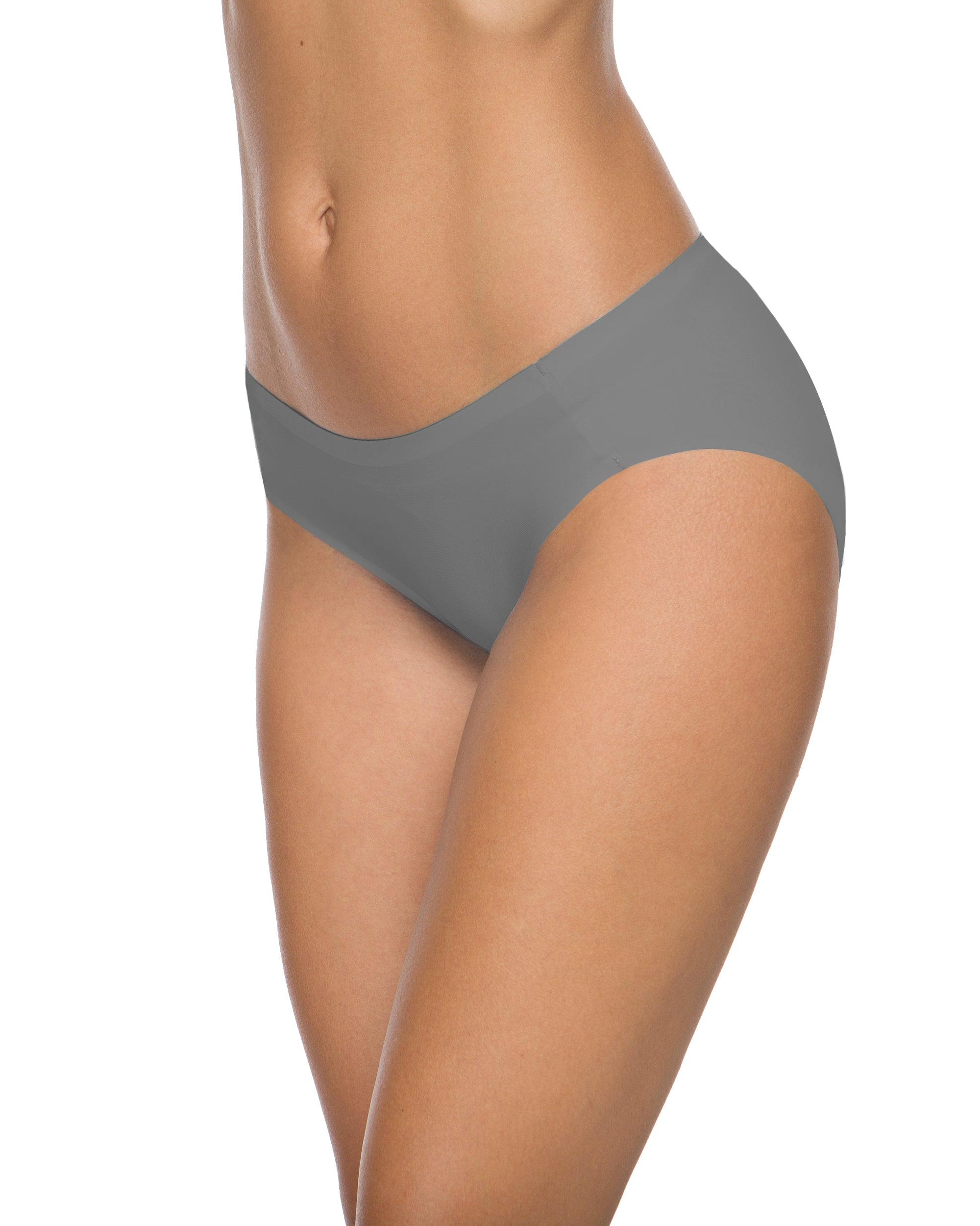 Aayomet Women's Seamless Hipster Underwear Panties Simple and Exquisite  Design (Gray, XL) 